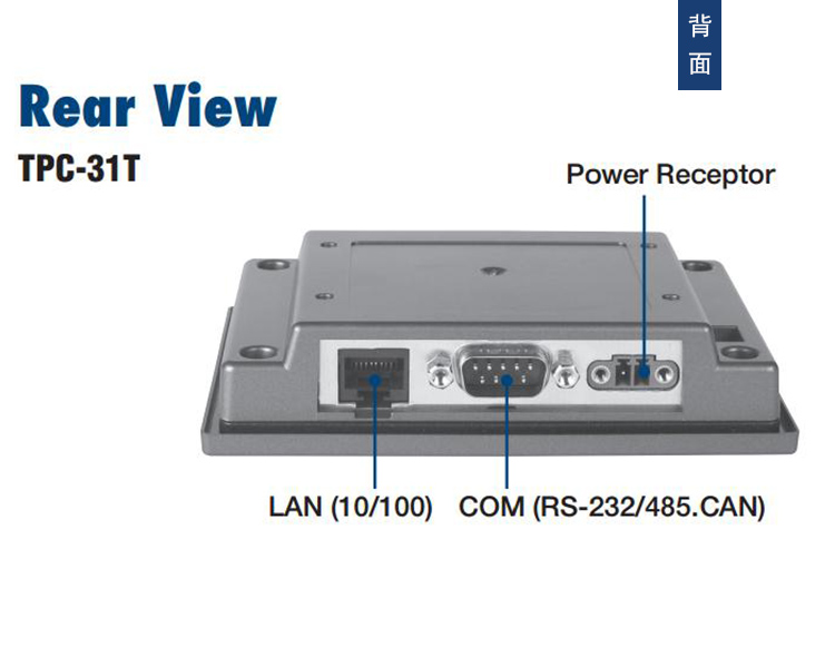研華 嵌入式平板電腦 5.6 - 7寸工業級可編程人機界面 TPC-31T
