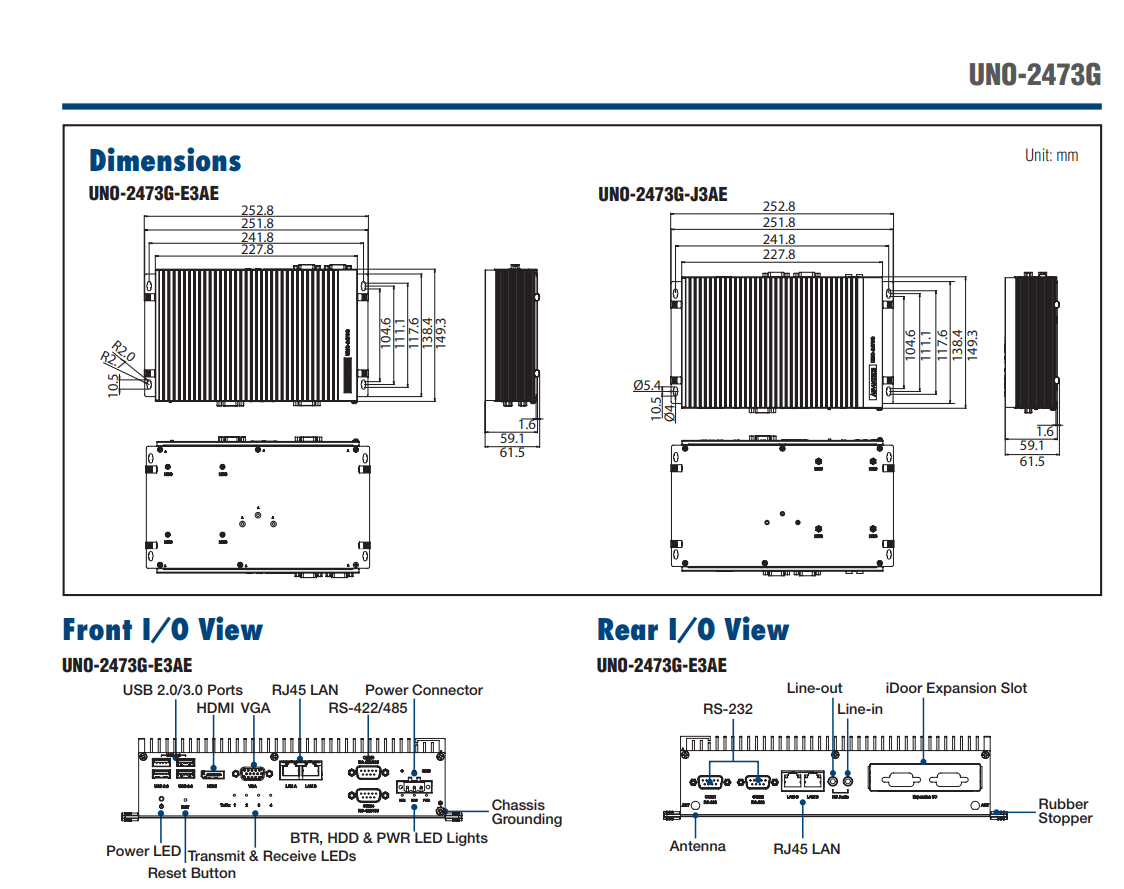 研華嵌入式無風(fēng)扇工控機UNO-2473G