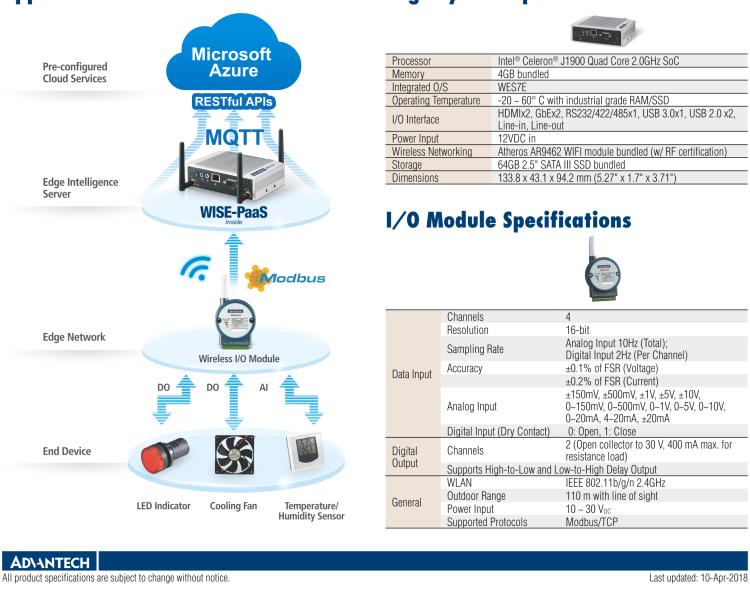 研華EIS-DK10 研華EIS-DK10，邊緣計算系統套件，包含整套物聯網設備，可快速實現 IoT 實驗環境搭建，幫助產品快速開發。