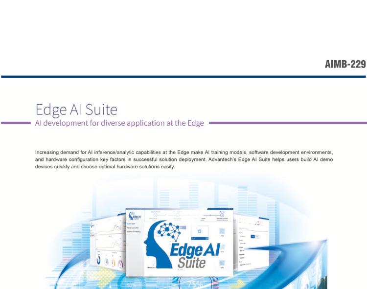 研華AIMB-229 板載AMD V2000系列8核/16線程CPU。視頻圖像處理性能強勁，接口豐富，超薄緊湊設計。