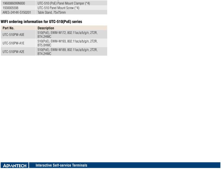 研華UTC-510D(POE) 10.1" 多功能觸控一體機，內置Intel?Celeron? N2807/ J1900
