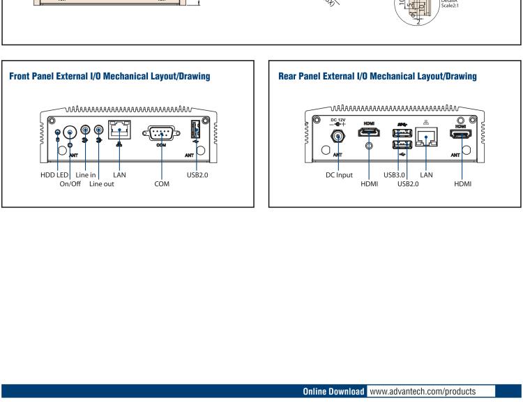 研華EPD-ARK-1123H 研華EPD專用應用服務器，基礎版。Intel J1900 ,128 SSD, 8G DDR3。