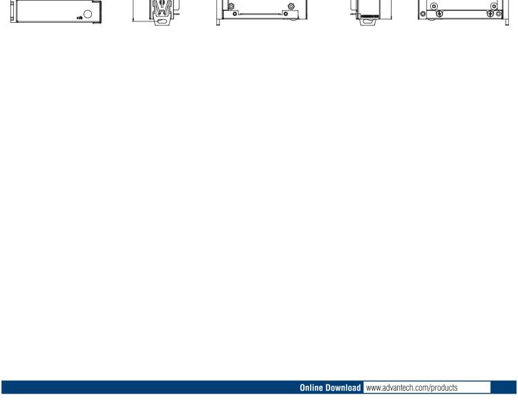 研華ECU-150 NXP i.MX8M 四核 A53高性能5G網關 2 x LAN, 2 x COM, 1 x USB